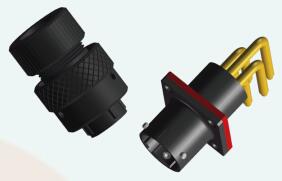 BDQS13系列5芯信號連接器